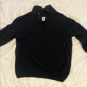 GAP Kids Cash Soft Black Polo Sweater